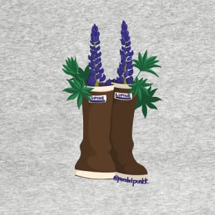 Purple Lupine Rainboots T-Shirt